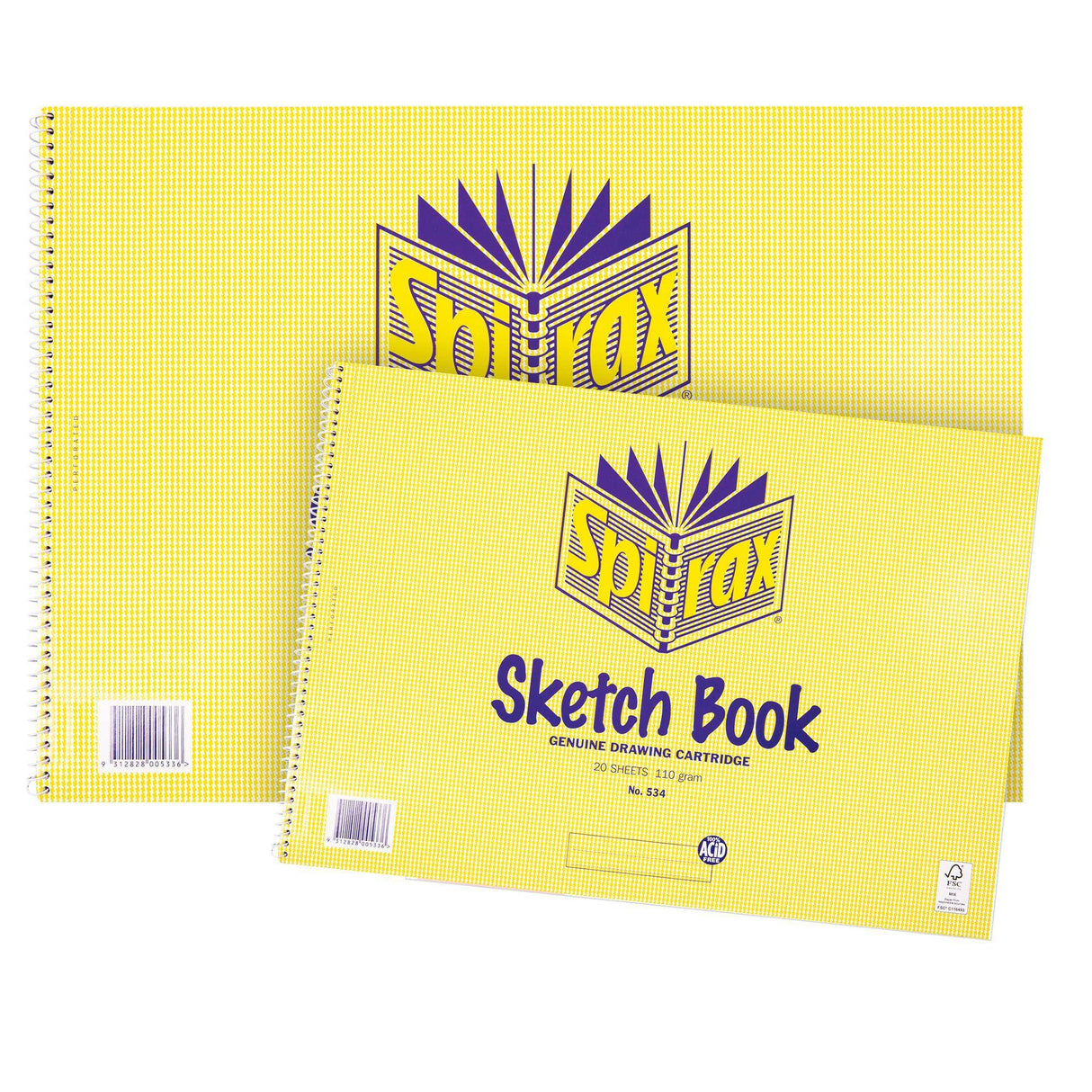 Sketch Drawing Pad Spiral Bound 110gsm - Zart