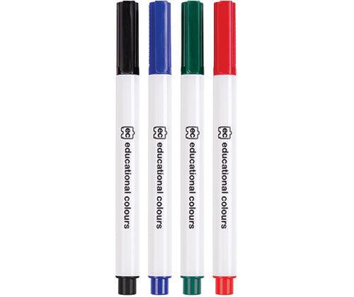 Whiteboard Markers Thin Set of 4 - Zart