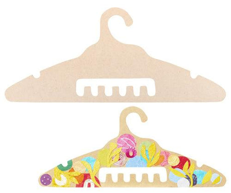 Fibre Board Coat Hangers Pack of 5 - Zart