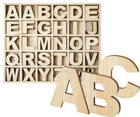 Wooden Alphabets in Display Box 5 Sets - Zart