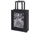 Black Eco Bag with Display Pocket Small Pack of 10 - Zart