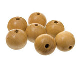 Beads Wooden Natural Pack of 100 - Zart