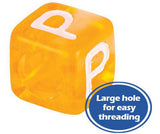 Alphabet Cube Beads 100g - Zart