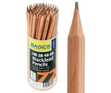 Zart Basics Blacklead Assorted Grade Pencils Classpack of 72 - Zart