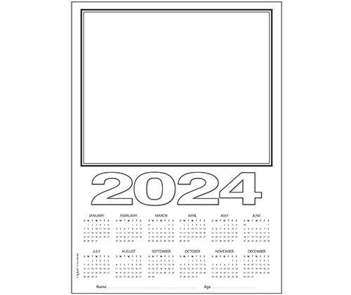 Calendar Blanks Lightweight A3 2024 Pack of 10 - Zart