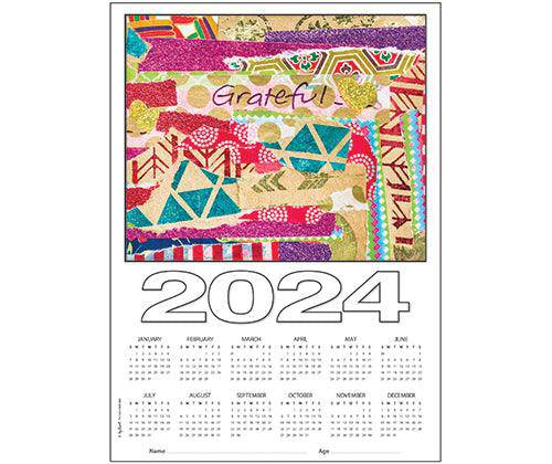 Calendar Blanks Lightweight A3 2024 Pack of 10 - Zart