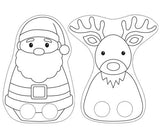 Cardboard Christmas Finger Puppets Pack of 30 - Zart