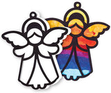 Stained Glass Angels Pack of 10 - Zart