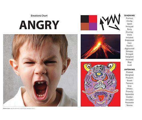 Emotions Art and Language Chart Pack A3 - Zart