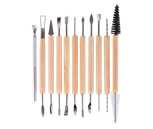 Clay Modelling Clean Up Tool Kit Pack of 11 - Zart