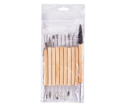 Clay Modelling Clean Up Tool Kit Pack of 11 - Zart