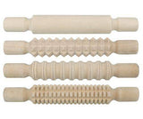 Pattern Rolling Pins Wooden Pack of 4 - Zart