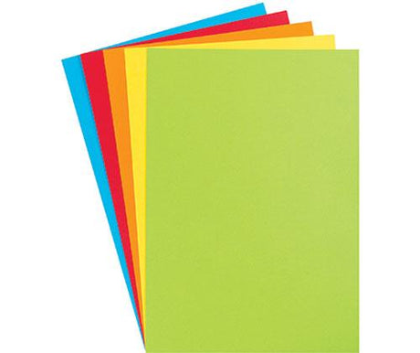 Coloured Bright Cardboard 220gsm Pack of 100 - Zart