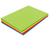 Coloured Bright Cardboard 220gsm Pack of 100 - Zart