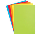 Coloured Bright Cardboard 220gsm Pack of 100 - Zart