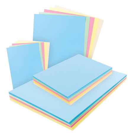 Coloured Pastel Cardboard 220gsm Pack of 100 - Zart