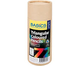 Zart Basics Triangular Coloured Pencils - Zart