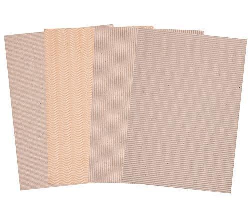 Corrugated Natural Card A4 Pack of 20 - Zart