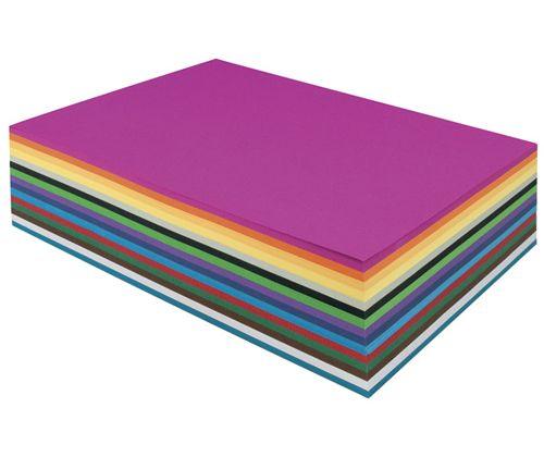 Cover Paper 125gsm Assorted Colours A4 Pack of 500 - Zart