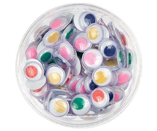 Joggle Eyes Coloured Stackable Pack of 450 - Zart