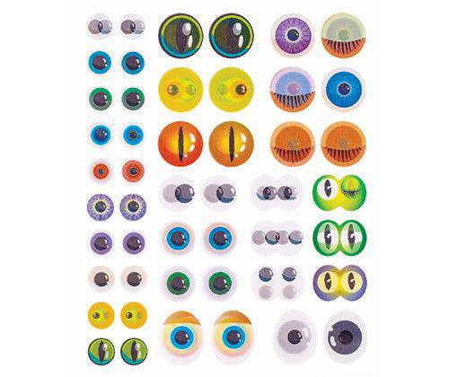 Sticker Moving Eyes Pack of 144 - Zart