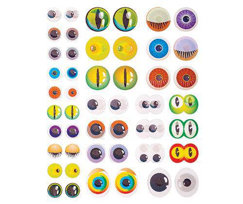 Sticker Moving Eyes Pack of 144 - Zart