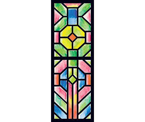 Cardboard Stained Glass Frames Pack of 20 - Zart