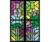 Cardboard Stained Glass Frames Pack of 20 - Zart