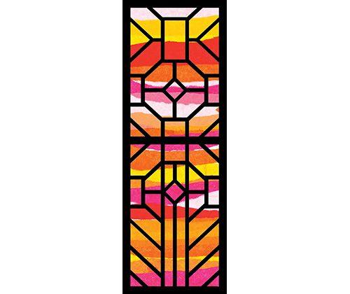 Cardboard Stained Glass Frames Pack of 20 - Zart