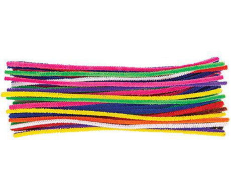 Basics Chenille Stems Coloured 30cm Pack of 150 - Zart