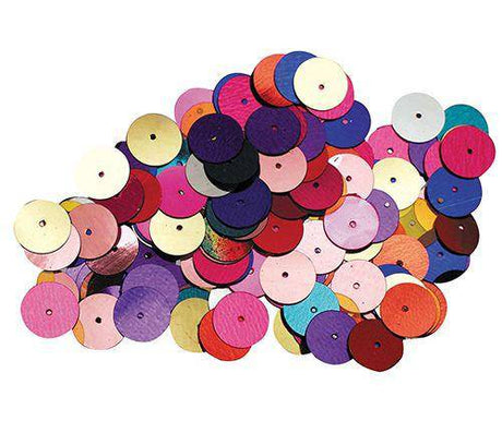 Sequins Flat Coloured 10mm Pack of 1000 - Zart