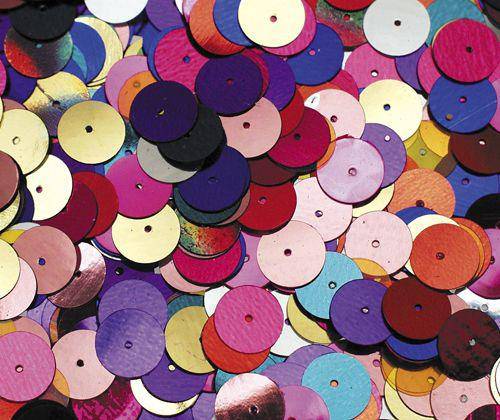 Sequins Flat Coloured 10mm Pack of 1000 - Zart