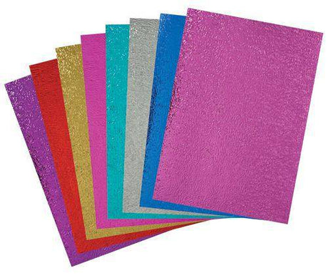 Metallic Ripple Paper Coloured A4 Pack of 40 - Zart