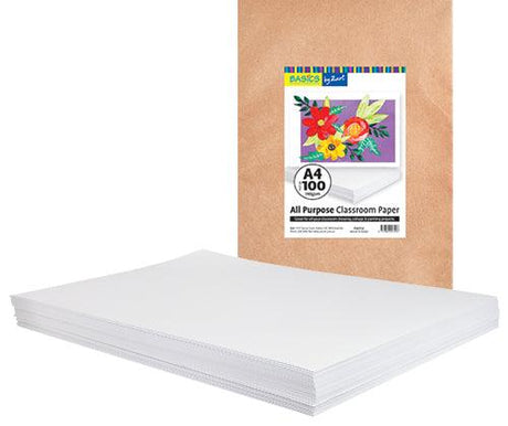 All-Purpose Classroom Paper by Zart A4 Pack of 100 - Zart