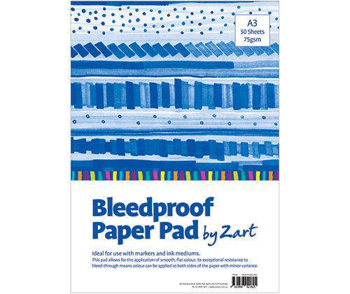 Bleedproof Pad A3 50 Sheets - Zart