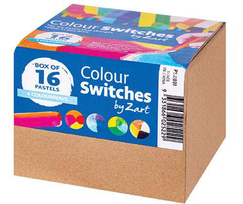 Pastel Colour Switches by Zart Pack of 16 - Zart