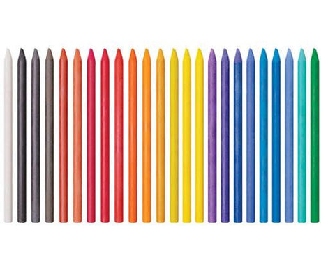 Zart Woodless Soft Pastel Pencils Pack of 24 - Zart