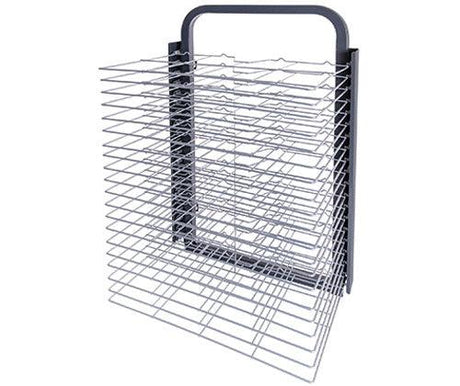 Wall Mountable Drying Rack with 20 Spring Loaded Shelves - Zart