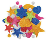 EVA Foam Glitter Shapes Pack of 100 - Zart