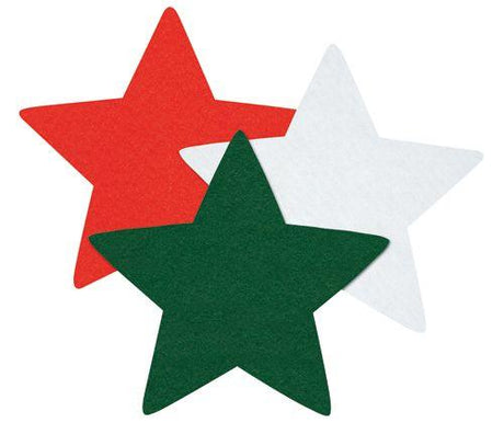 Felt Star Decorations Pack of 60 - Zart