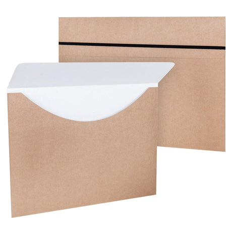 Kraft Cardboard A3 Art Folder with Elastic - Zart