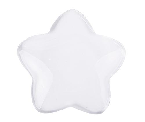 Glass Star Clear 48mm Pack of 10 - Zart