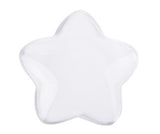 Glass Star Clear 48mm Pack of 10 - Zart