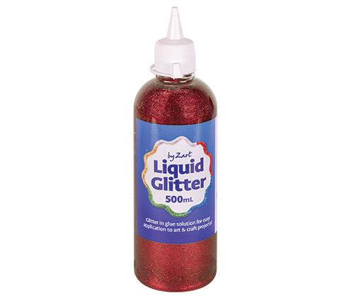 Zart Liquid Glitter 500mL Bottles - Zart