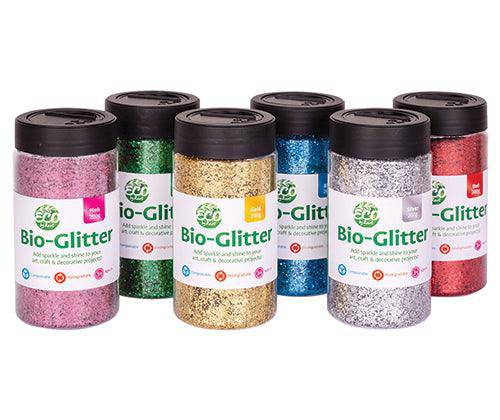 Bio Glitter Colours 200g Pack of 6 - Zart