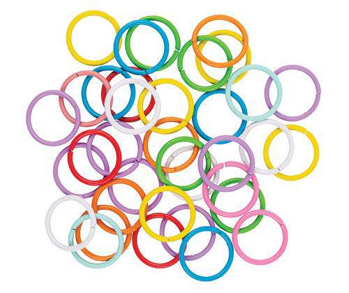 Jump Rings 10mm Coloured Pack of 200 - Zart