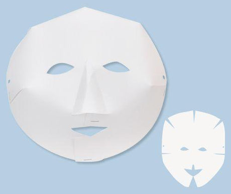 Cardboard Fold Up Face Mask Pack of 40 - Zart