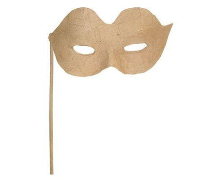 Papier-mache Eye Mask on a Stick - Zart