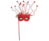 Papier-mache Eye Mask on a Stick - Zart