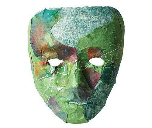 Papier-mache Full Face Mask - Zart